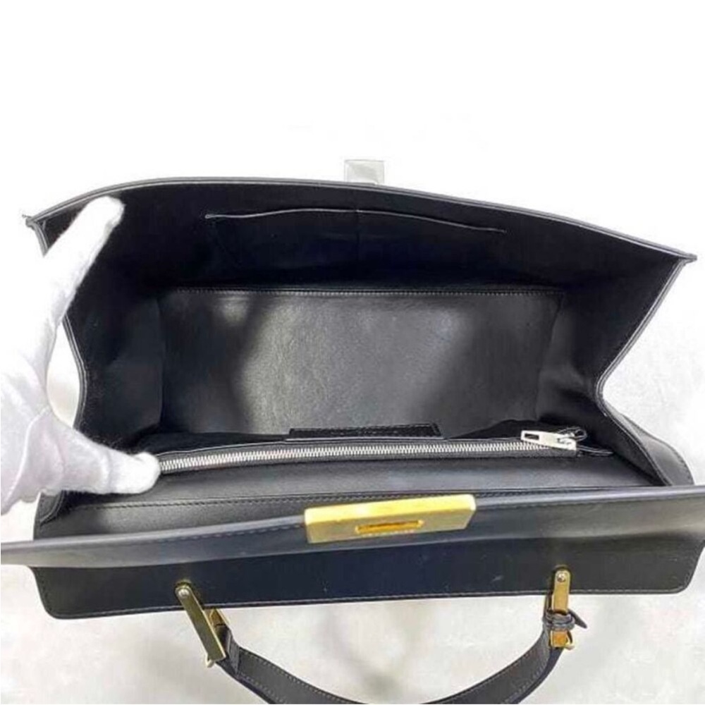 Balenciaga Le Dix Cartable Black Leather Handbag - Picture 3 of 9